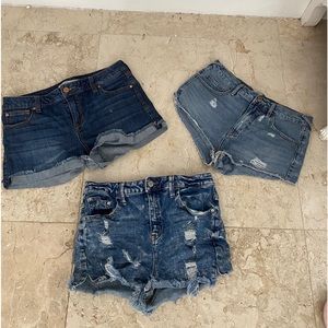 Jean shorts 3 sizes